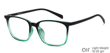 Load image into Gallery viewer, Black Wayfarer Full Rim Unisex Eyeglasses by Lenskart Air-149267
