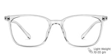 Load image into Gallery viewer, Transparent Wayfarer Full Rim Unisex Eyeglasses by Lenskart Air-149268