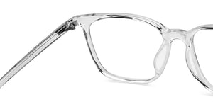 Transparent Wayfarer Full Rim Unisex Eyeglasses by Lenskart Air-149268