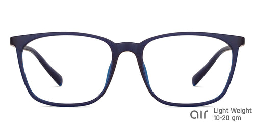 Blue Wayfarer Full Rim Unisex Eyeglasses by Lenskart Air-148356