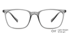 Load image into Gallery viewer, Grey Wayfarer Full Rim Unisex Eyeglasses by Lenskart Air-148354