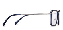 Load image into Gallery viewer, Blue Rectangle Full Rim Unisex Eyeglasses by Lenskart Air-149270