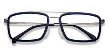 Load image into Gallery viewer, Blue Rectangle Full Rim Unisex Eyeglasses by Lenskart Air-149270