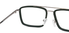 Load image into Gallery viewer, Green Rectangle Full Rim Unisex Eyeglasses by Lenskart Air-149271