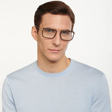 Load image into Gallery viewer, Brown Rectangle Full Rim Unisex Eyeglasses by Lenskart Air Online-149746