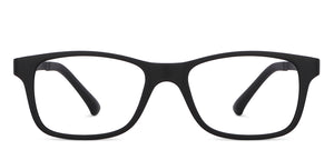 Black Rectangle Full Rim Narrow Unisex Eyeglasses by Lenskart Air LA-145979