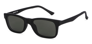 Black Rectangle Full Rim Narrow Unisex Eyeglasses by Lenskart Air LA-145979