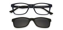 Load image into Gallery viewer, Blue Rectangle Full Rim Narrow Unisex Eyeglasses by Lenskart Air LA-145980