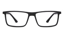 Load image into Gallery viewer, Black Rectangle Full Rim Extra Wide Unisex Eyeglasses by Lenskart Air LA-145981