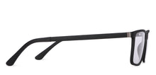 Load image into Gallery viewer, Black Rectangle Full Rim Extra Wide Unisex Eyeglasses by Lenskart Air LA-145981