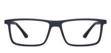 Load image into Gallery viewer, Blue Rectangle Full Rim Extra Wide Unisex Eyeglasses by Lenskart Air LA-145983