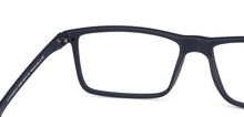Load image into Gallery viewer, Blue Rectangle Full Rim Extra Wide Unisex Eyeglasses by Lenskart Air LA-145983