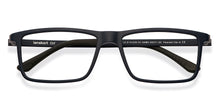 Load image into Gallery viewer, Blue Rectangle Full Rim Extra Wide Unisex Eyeglasses by Lenskart Air LA-145983