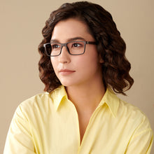 Load image into Gallery viewer, Brown Rectangle Full Rim Unisex Eyeglasses by Lenskart Air LA-145985