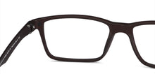 Load image into Gallery viewer, Brown Rectangle Full Rim Unisex Eyeglasses by Lenskart Air LA-145985