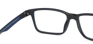 Blue Rectangle Full Rim Unisex Eyeglasses by Lenskart Air LA-147284