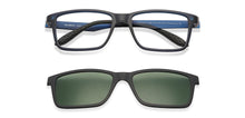 Load image into Gallery viewer, Blue Rectangle Full Rim Unisex Eyeglasses by Lenskart Air LA-147284