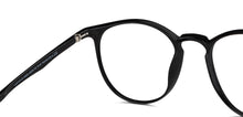 Load image into Gallery viewer, Black Round Full Rim Unisex Eyeglasses by Lenskart Air-150545