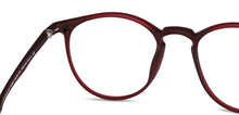 Load image into Gallery viewer, Red Round Full Rim Narrow Unisex Eyeglasses by Lenskart Air LA-145988