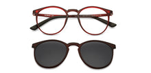 Load image into Gallery viewer, Red Round Full Rim Unisex Eyeglasses by Lenskart Air LA-151469