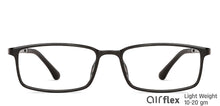 Load image into Gallery viewer, Black Rectangle Full Rim Unisex Eyeglasses by Lenskart Air-146809