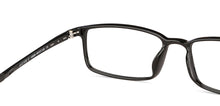 Load image into Gallery viewer, Black Rectangle Full Rim Unisex Eyeglasses by Lenskart Air-146809