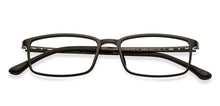 Load image into Gallery viewer, Black Rectangle Full Rim Unisex Eyeglasses by Lenskart Air-146809