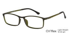 Load image into Gallery viewer, Green Rectangle Full Rim Unisex Eyeglasses by Lenskart Air-148373