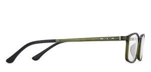 Green Rectangle Full Rim Unisex Eyeglasses by Lenskart Air-148373