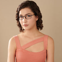 Load image into Gallery viewer, Blue Rectangle Full Rim Unisex Eyeglasses by Lenskart Air-146811