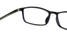 Load image into Gallery viewer, Blue Rectangle Full Rim Unisex Eyeglasses by Lenskart Air-146811