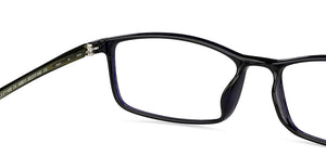 Blue Rectangle Full Rim Unisex Eyeglasses by Lenskart Air-146811