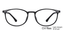 Load image into Gallery viewer, Black Round Full Rim Unisex Eyeglasses by Lenskart Air-146813