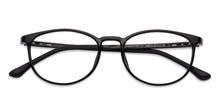 Load image into Gallery viewer, Black Round Full Rim Unisex Eyeglasses by Lenskart Air-146813