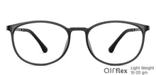 Load image into Gallery viewer, Grey Round Full Rim Unisex Eyeglasses by Lenskart Air-148372