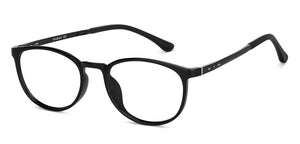 Black Round Full Rim Unisex Eyeglasses by Lenskart Air-148369