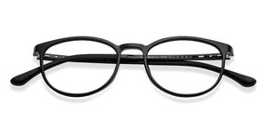 Black Round Full Rim Unisex Eyeglasses by Lenskart Air-148369