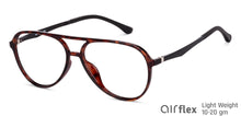 Load image into Gallery viewer, Brown Aviator Full Rim Unisex Eyeglasses by Lenskart Air-146815