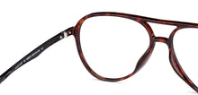Load image into Gallery viewer, Brown Aviator Full Rim Unisex Eyeglasses by Lenskart Air-146815