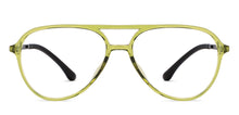 Load image into Gallery viewer, Green Aviator Full Rim Unisex Eyeglasses by Lenskart Air-201537