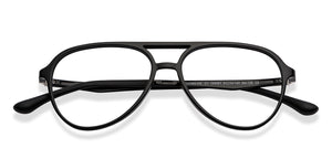 Black Aviator Full Rim Unisex Eyeglasses by Lenskart Air-148361