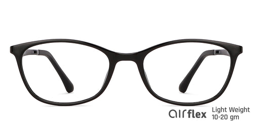 Black Cat Eye Full Rim Extra Narrow Women Eyeglasses by Lenskart Air-146818