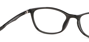 Black Cat Eye Full Rim Extra Narrow Women Eyeglasses by Lenskart Air-146818