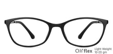Load image into Gallery viewer, Black Cat Eye Full Rim Women Eyeglasses by Lenskart Air-148368
