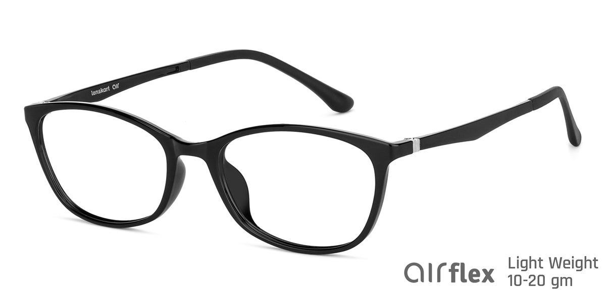 Black Cat Eye Full Rim Women Eyeglasses by Lenskart Air148368