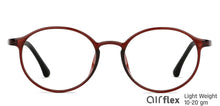 Load image into Gallery viewer, Brown Round Full Rim Unisex Eyeglasses by Lenskart Air-146808