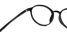Load image into Gallery viewer, Black Round Full Rim Unisex Eyeglasses by Lenskart Air-148365