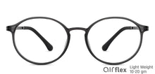 Load image into Gallery viewer, Grey Round Full Rim Unisex Eyeglasses by Lenskart Air-148366
