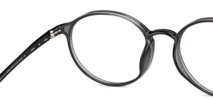 Grey Round Full Rim Unisex Eyeglasses by Lenskart Air-148366