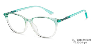 Green Cat Eye Full Rim Women Eyeglasses by Lenskart Air-149468